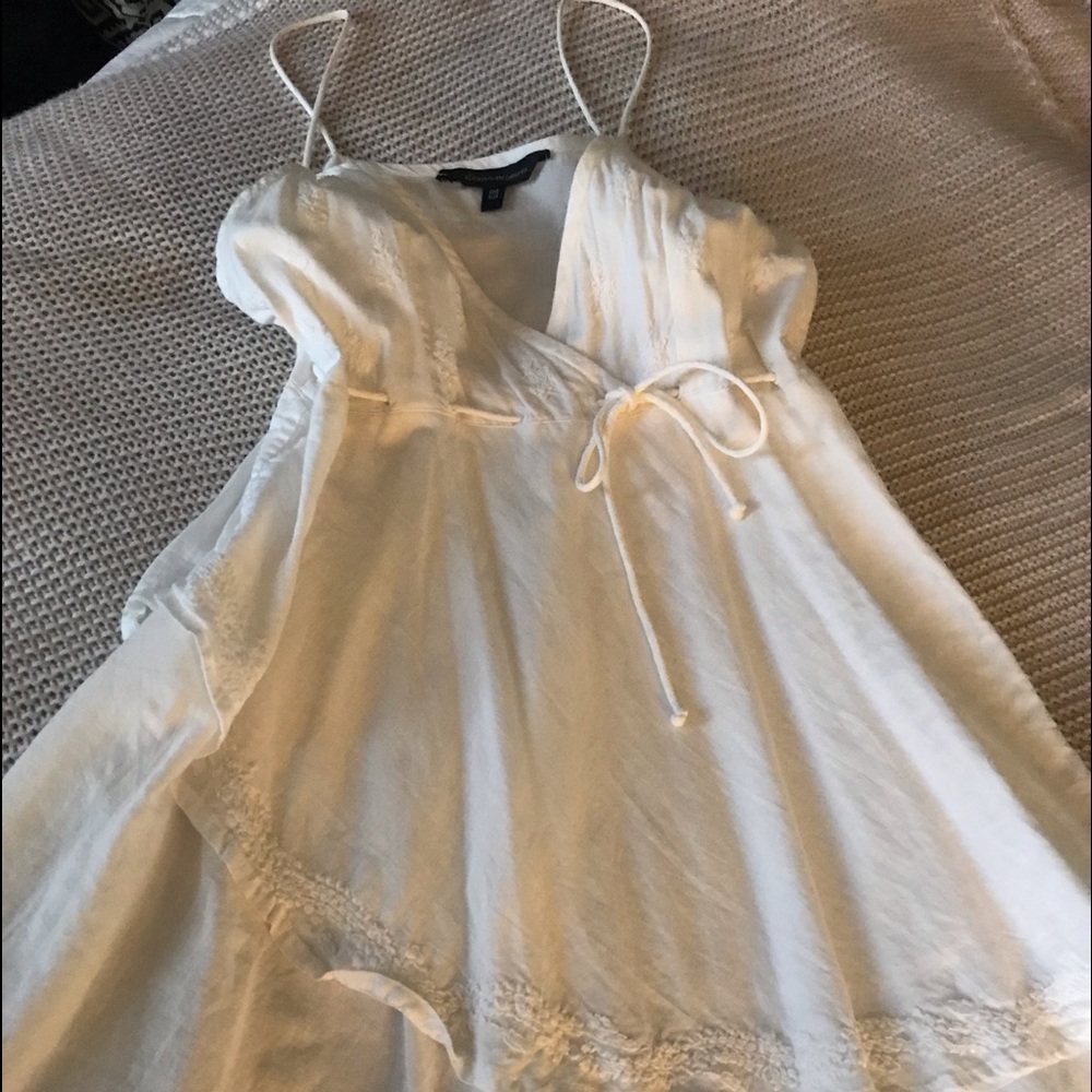 Bohemian Style Flirty White Top